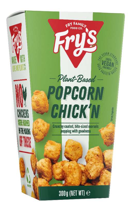 Fry's Family Meat-Free Popcorn Chick'n 300g x 6 units