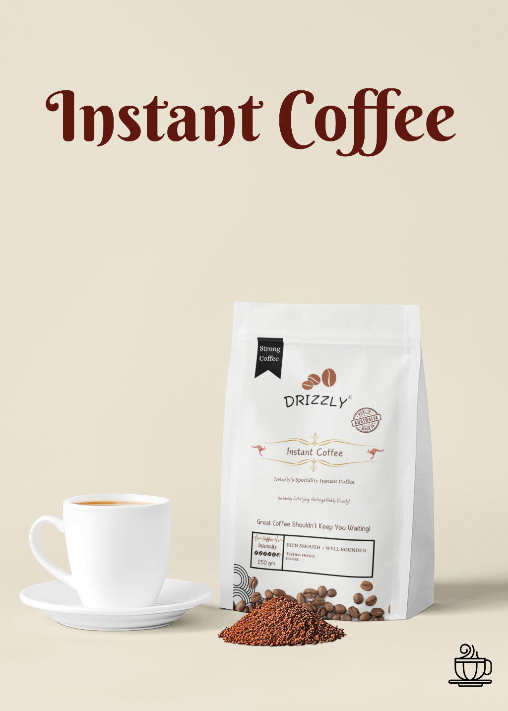 Drizzly Instant Coffee - 250 gm
