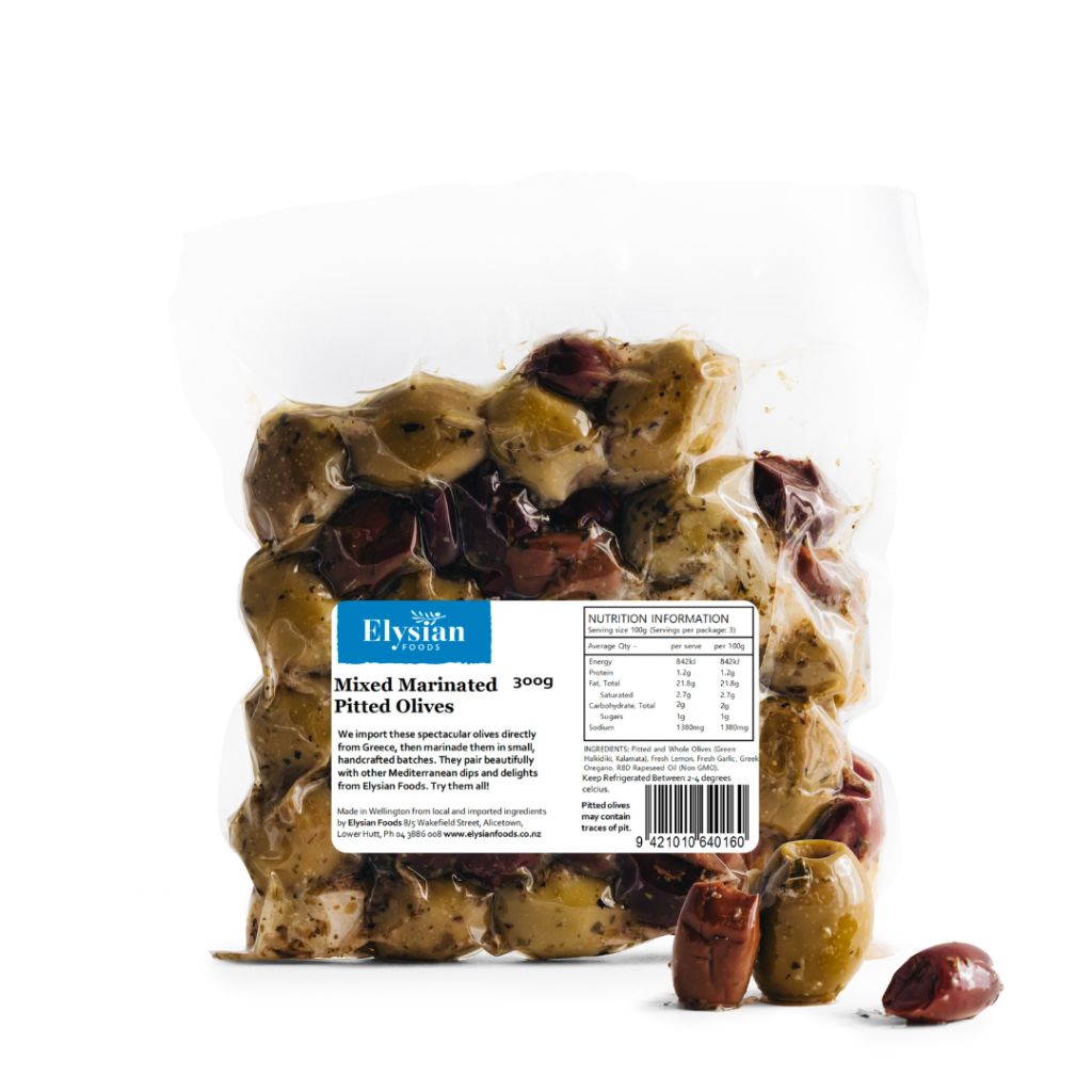Mixed Marinated Olives 300g retail pack