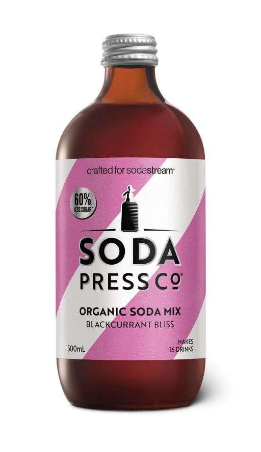 SODA PRESS ORGANIC - BLACKCURRANT BLISS CONCENTRATE 500ML 