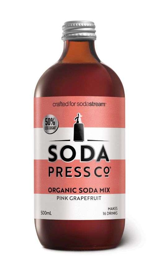 SODA PRESS ORGANIC - PINK GRAPEFRUIT CONCENTRATE 500ML 