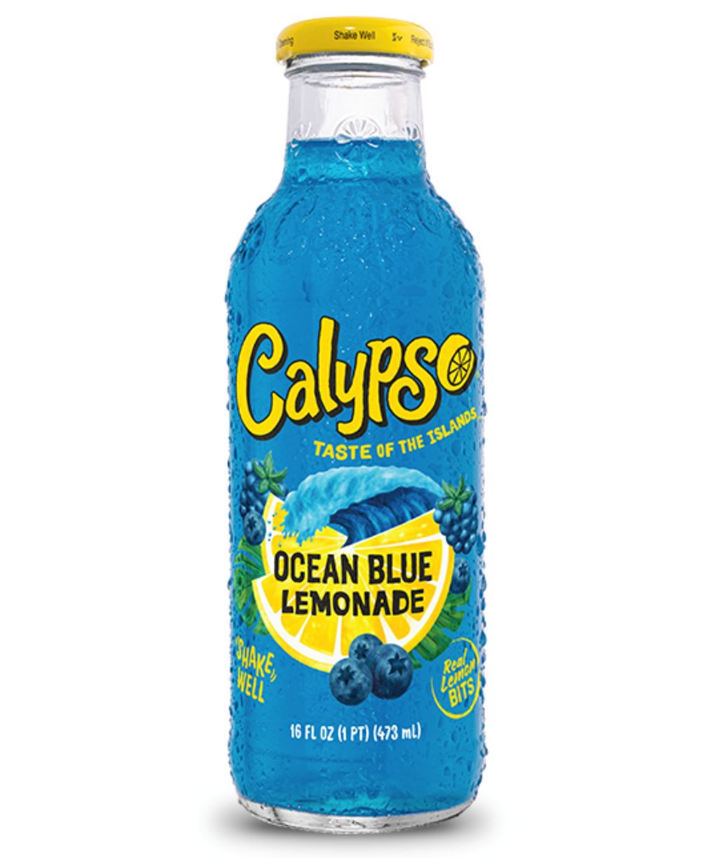 Calypso Ocean Blue Lemonade 12x473ml - Carton of 12