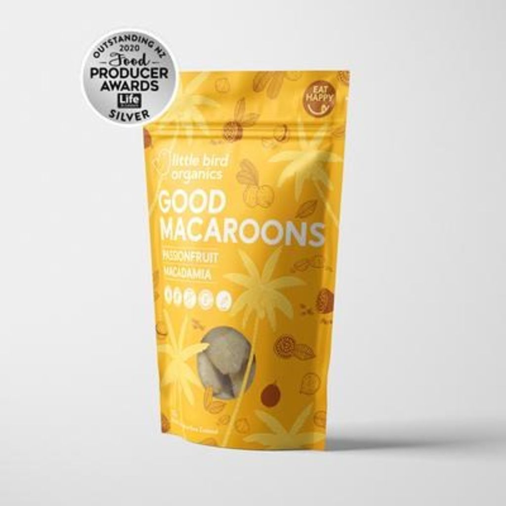 Good Macaroons - Passionfruit & Macadamia - Carton of 12