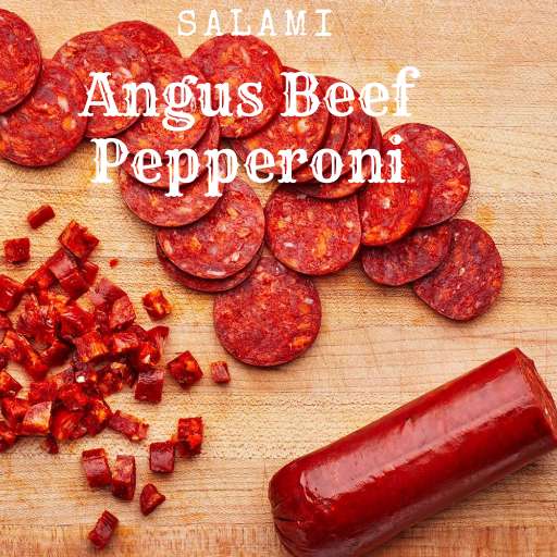 ANGUS BEEF PEPPERONI HOT SALAMI - 450G