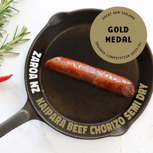 KAIPARA ANGUS BEEF CHORIZO FERMENTED SEMI DRI - 2 LARGE