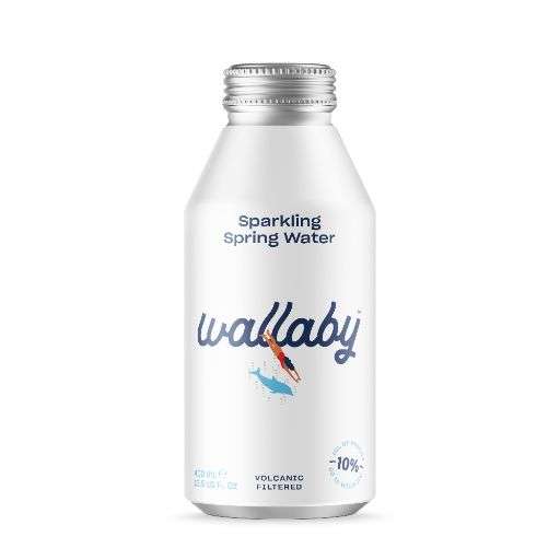 Wallaby Sparkling Spring Water - 24 x 400mL Bottle