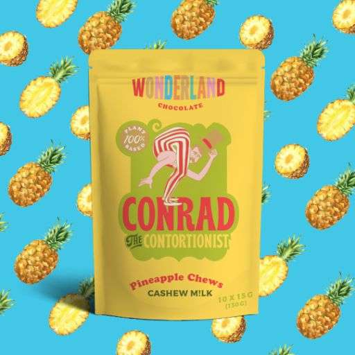 Conrad the Contortionist Pineapple Chews 150 x 10 pack