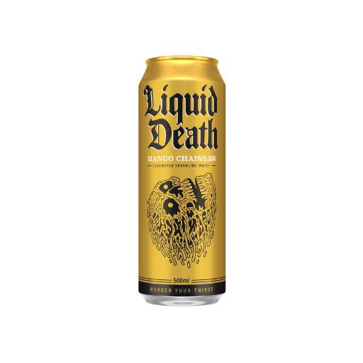 Liquid Death Mango Chainsaw - 500ml x 12 pack