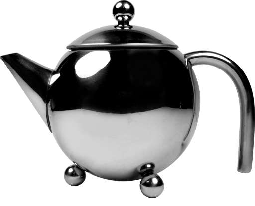 Teapot Zing 500ml - single walled stainless steel